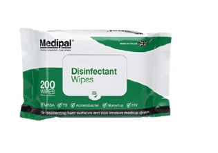 MEDIPAL - CLEAN AND DISINFECTANT WIPES FLOW WRAP 